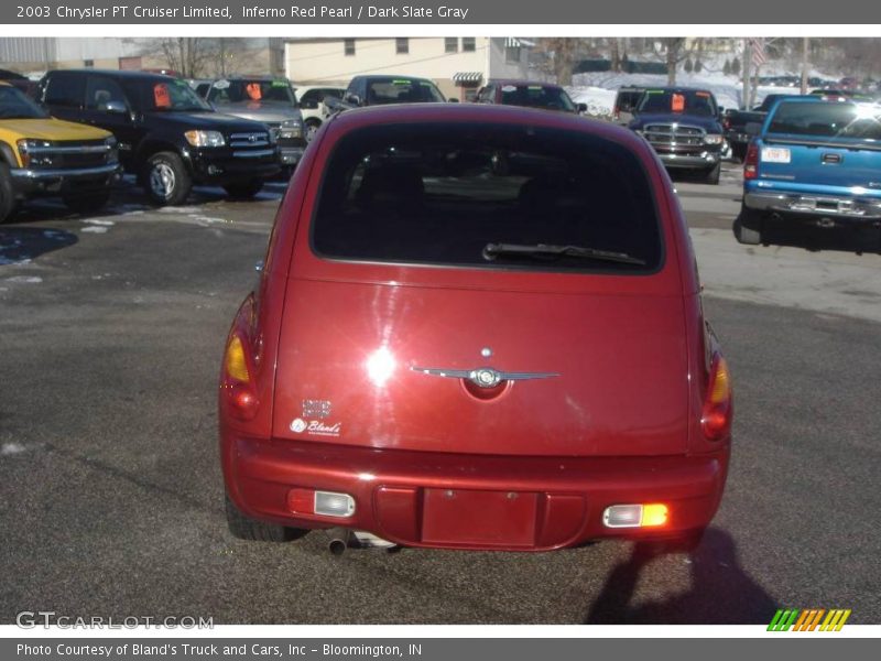 Inferno Red Pearl / Dark Slate Gray 2003 Chrysler PT Cruiser Limited
