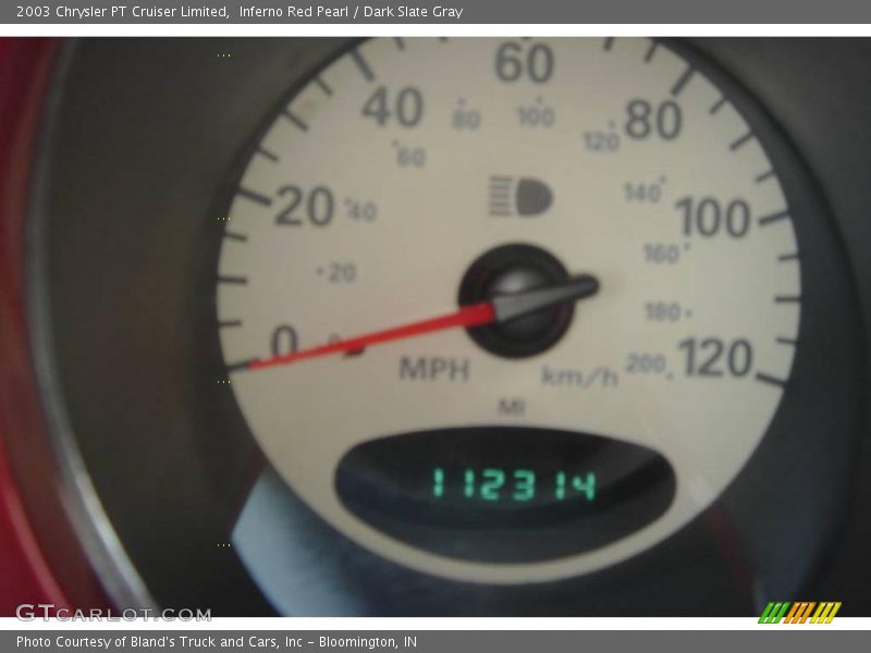 Inferno Red Pearl / Dark Slate Gray 2003 Chrysler PT Cruiser Limited