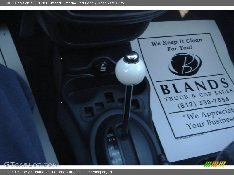 Inferno Red Pearl / Dark Slate Gray 2003 Chrysler PT Cruiser Limited