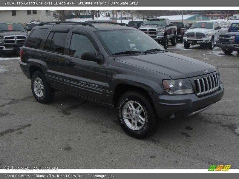Graphite Metallic / Dark Slate Gray 2004 Jeep Grand Cherokee Laredo 4x4