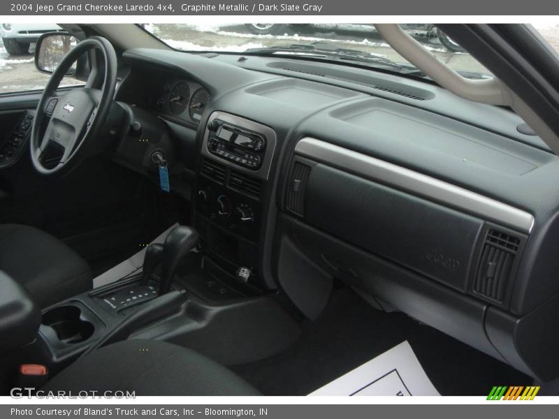 Graphite Metallic / Dark Slate Gray 2004 Jeep Grand Cherokee Laredo 4x4