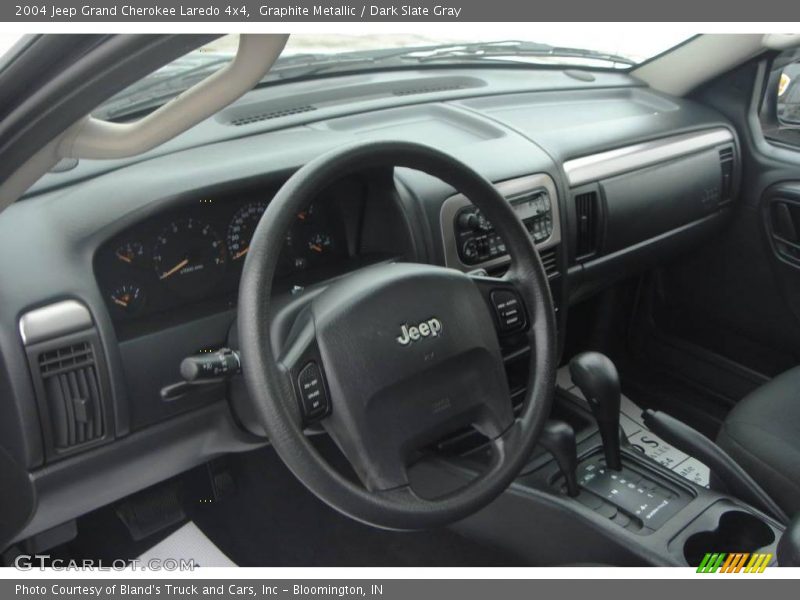 Graphite Metallic / Dark Slate Gray 2004 Jeep Grand Cherokee Laredo 4x4