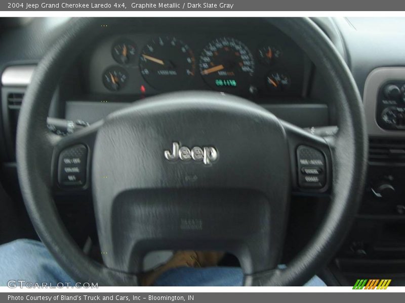 Graphite Metallic / Dark Slate Gray 2004 Jeep Grand Cherokee Laredo 4x4