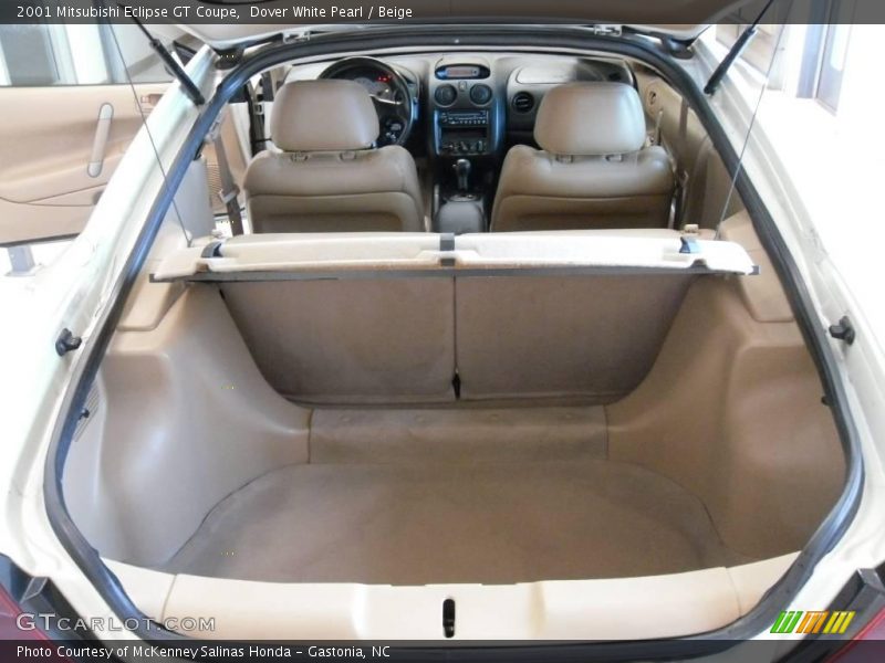 Dover White Pearl / Beige 2001 Mitsubishi Eclipse GT Coupe