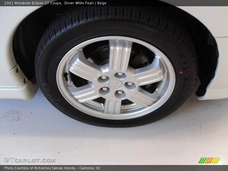Dover White Pearl / Beige 2001 Mitsubishi Eclipse GT Coupe