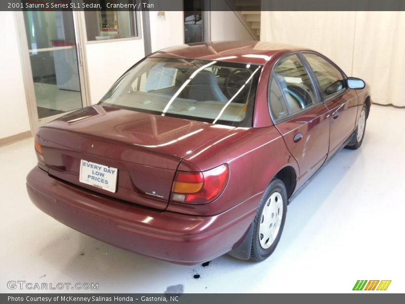 Cranberry / Tan 2001 Saturn S Series SL1 Sedan