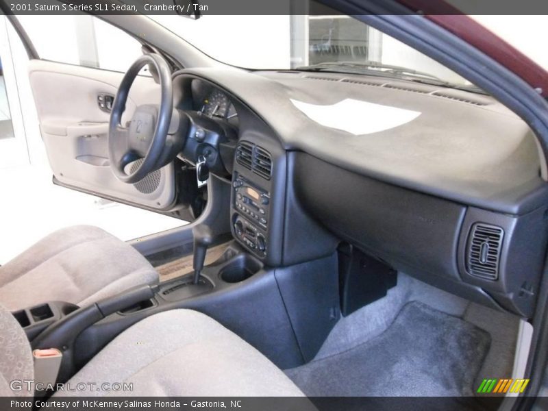 Cranberry / Tan 2001 Saturn S Series SL1 Sedan