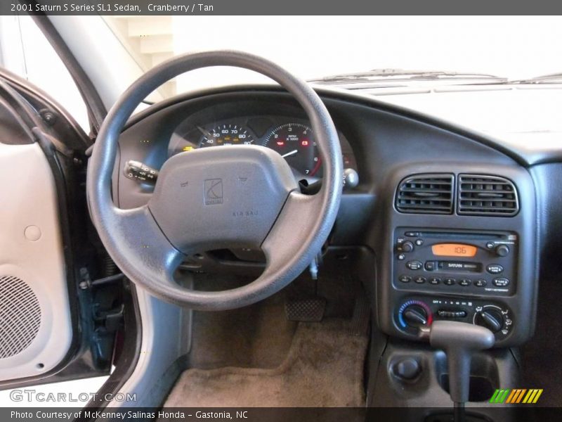 Cranberry / Tan 2001 Saturn S Series SL1 Sedan
