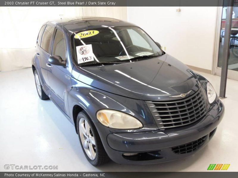 Steel Blue Pearl / Dark Slate Gray 2003 Chrysler PT Cruiser GT