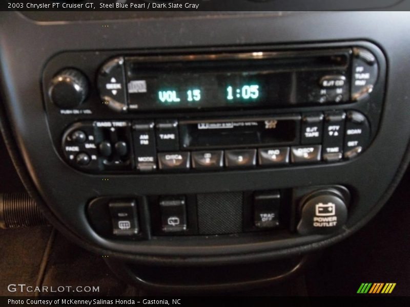 Steel Blue Pearl / Dark Slate Gray 2003 Chrysler PT Cruiser GT
