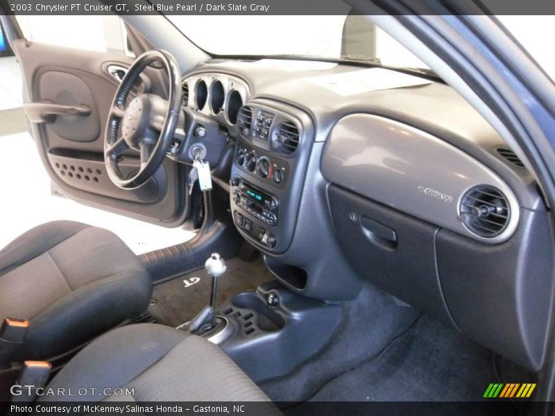 Steel Blue Pearl / Dark Slate Gray 2003 Chrysler PT Cruiser GT