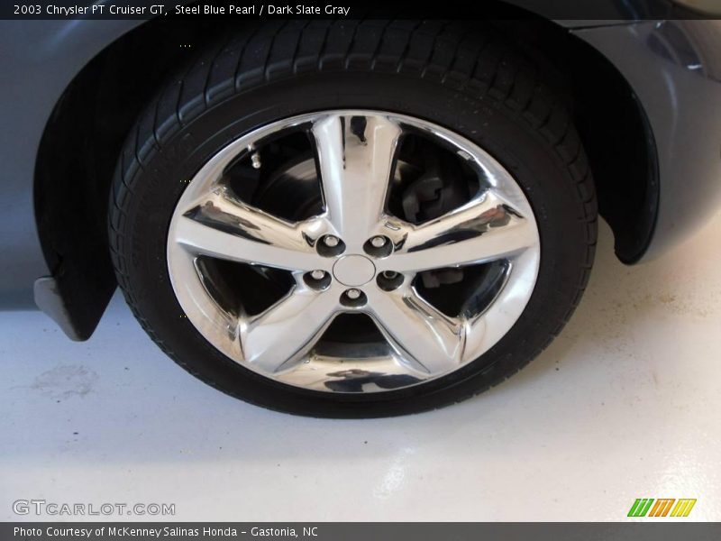 Steel Blue Pearl / Dark Slate Gray 2003 Chrysler PT Cruiser GT