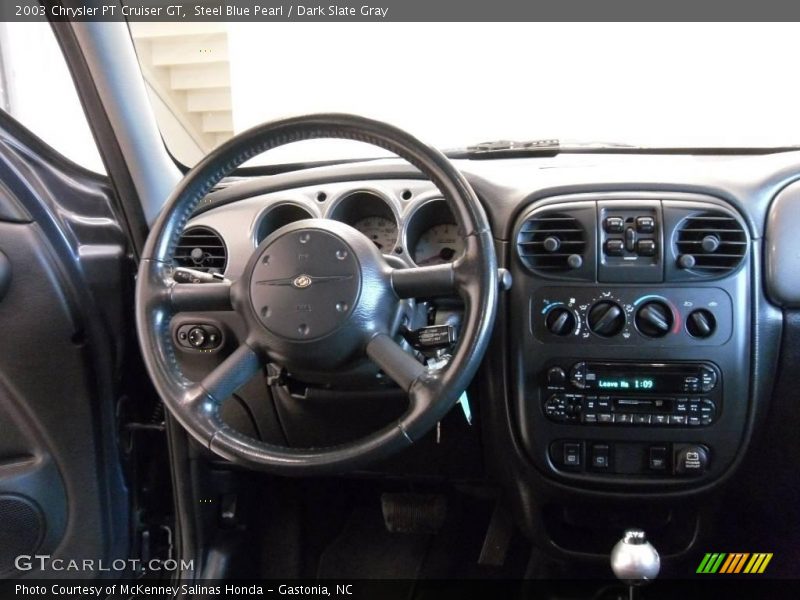 Steel Blue Pearl / Dark Slate Gray 2003 Chrysler PT Cruiser GT