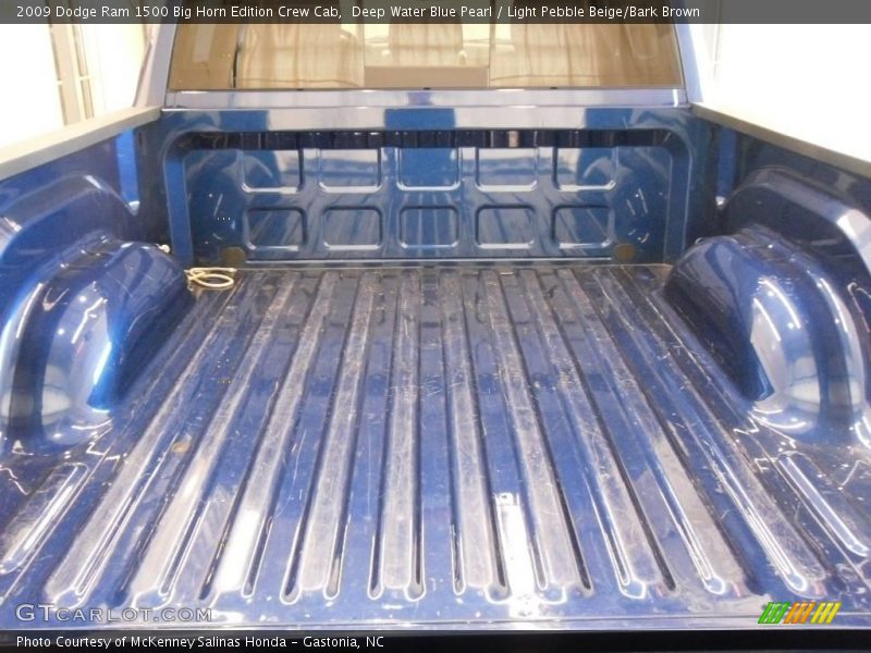 Deep Water Blue Pearl / Light Pebble Beige/Bark Brown 2009 Dodge Ram 1500 Big Horn Edition Crew Cab
