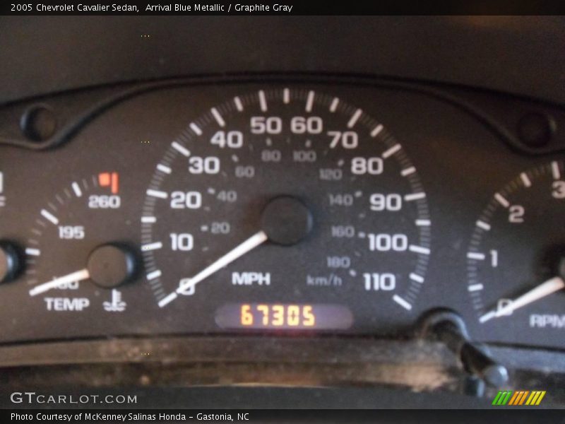 Arrival Blue Metallic / Graphite Gray 2005 Chevrolet Cavalier Sedan