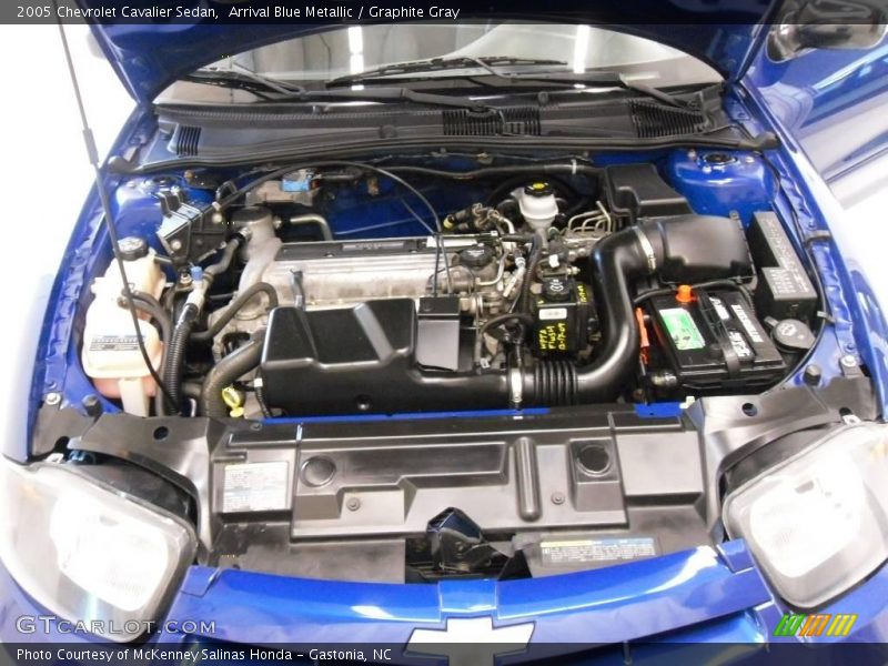 Arrival Blue Metallic / Graphite Gray 2005 Chevrolet Cavalier Sedan