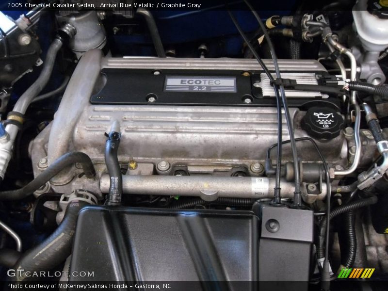 Arrival Blue Metallic / Graphite Gray 2005 Chevrolet Cavalier Sedan