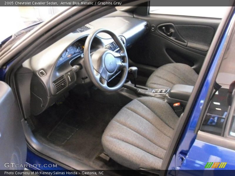 Arrival Blue Metallic / Graphite Gray 2005 Chevrolet Cavalier Sedan