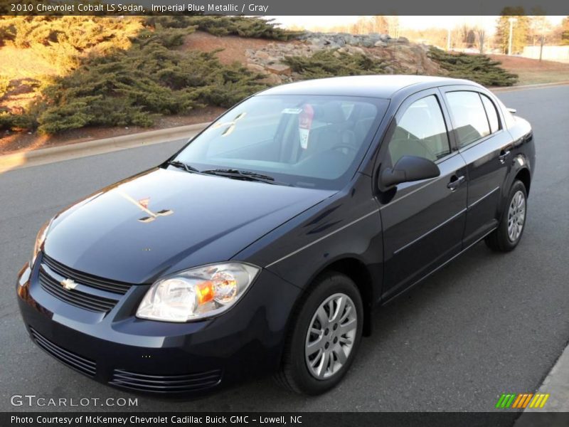 Imperial Blue Metallic / Gray 2010 Chevrolet Cobalt LS Sedan
