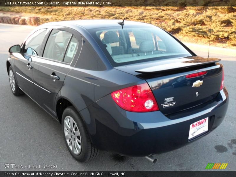 Imperial Blue Metallic / Gray 2010 Chevrolet Cobalt LS Sedan
