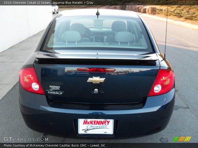 Imperial Blue Metallic / Gray 2010 Chevrolet Cobalt LS Sedan