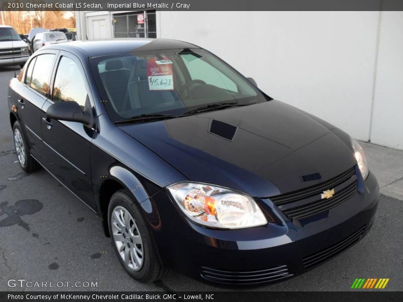 Imperial Blue Metallic / Gray 2010 Chevrolet Cobalt LS Sedan