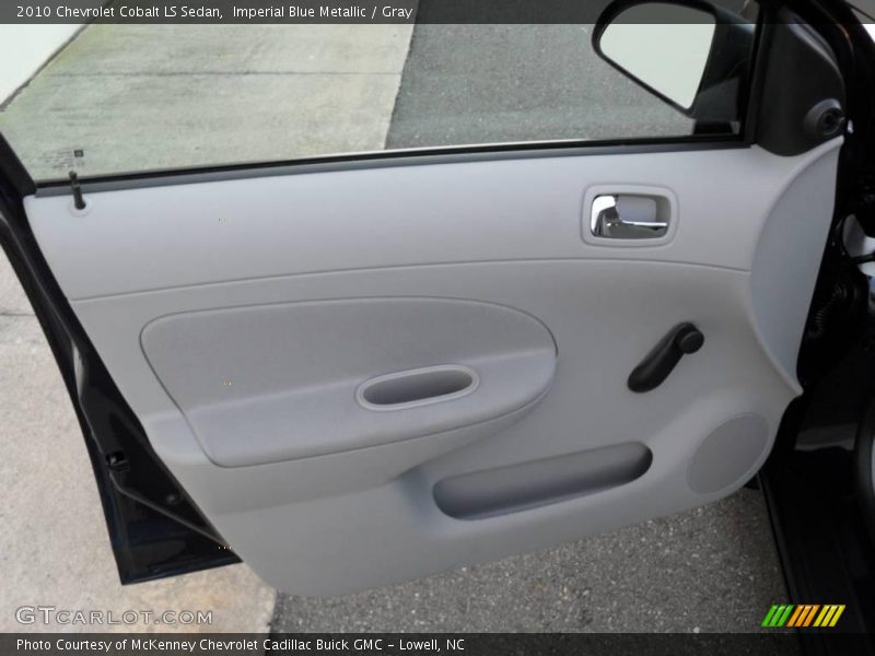 Imperial Blue Metallic / Gray 2010 Chevrolet Cobalt LS Sedan