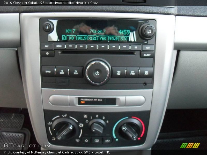 Imperial Blue Metallic / Gray 2010 Chevrolet Cobalt LS Sedan