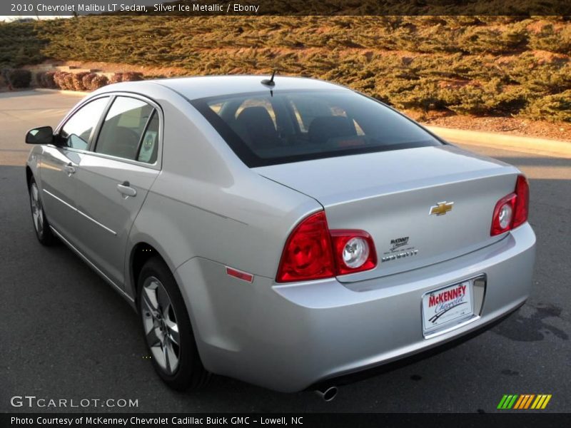 Silver Ice Metallic / Ebony 2010 Chevrolet Malibu LT Sedan