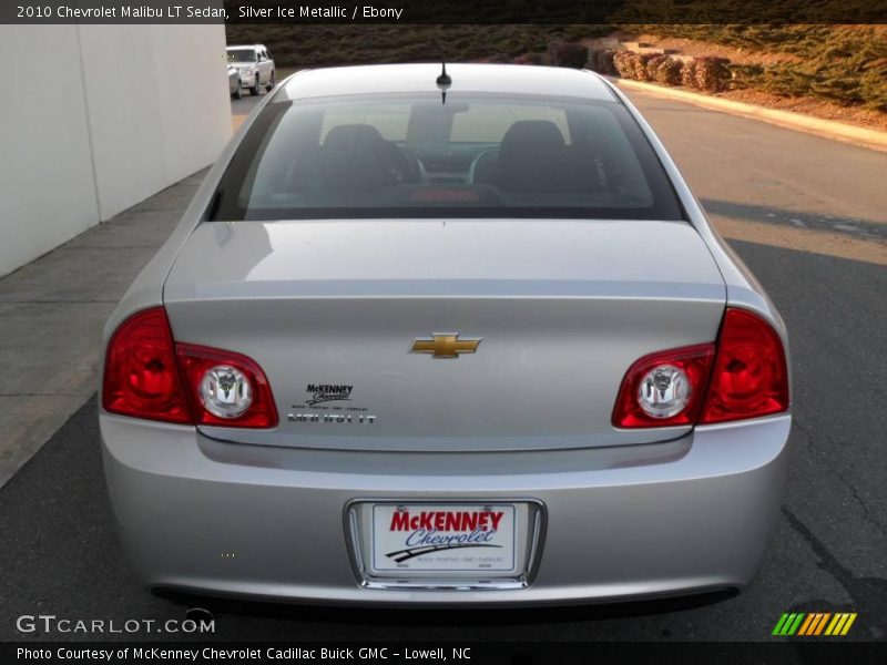 Silver Ice Metallic / Ebony 2010 Chevrolet Malibu LT Sedan