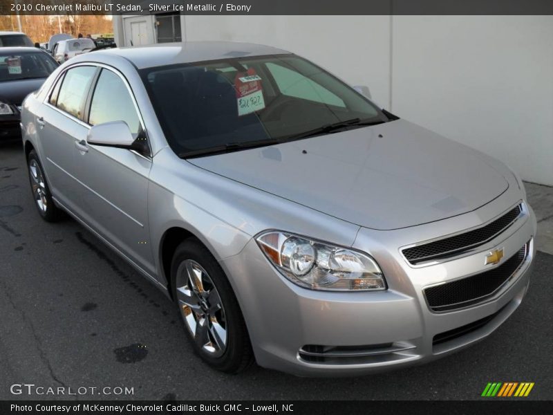 Silver Ice Metallic / Ebony 2010 Chevrolet Malibu LT Sedan