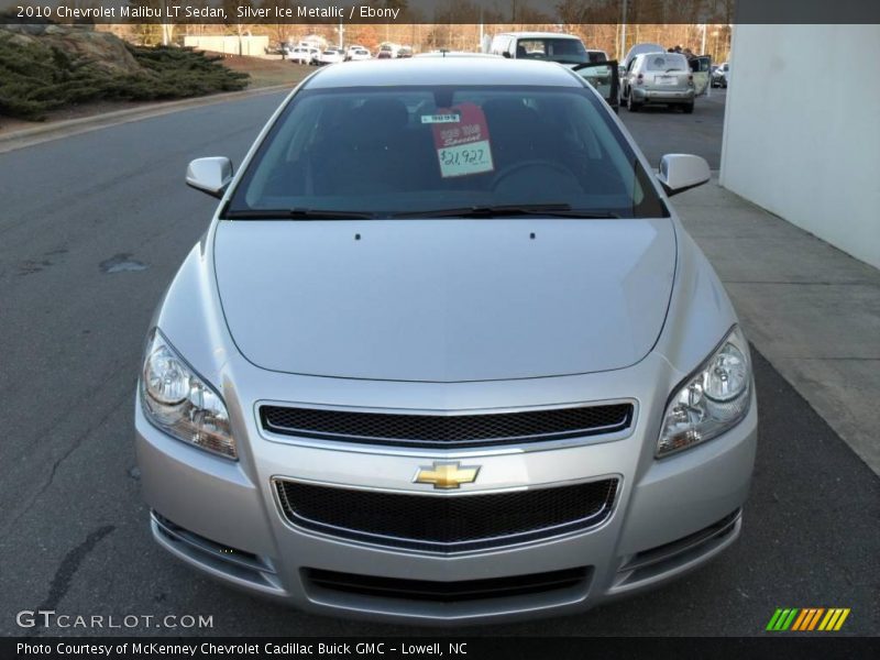 Silver Ice Metallic / Ebony 2010 Chevrolet Malibu LT Sedan