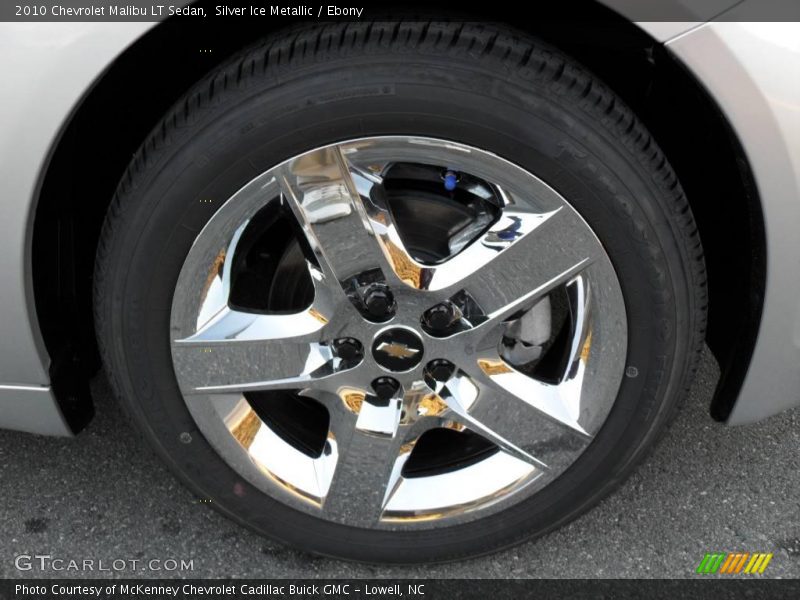 Silver Ice Metallic / Ebony 2010 Chevrolet Malibu LT Sedan