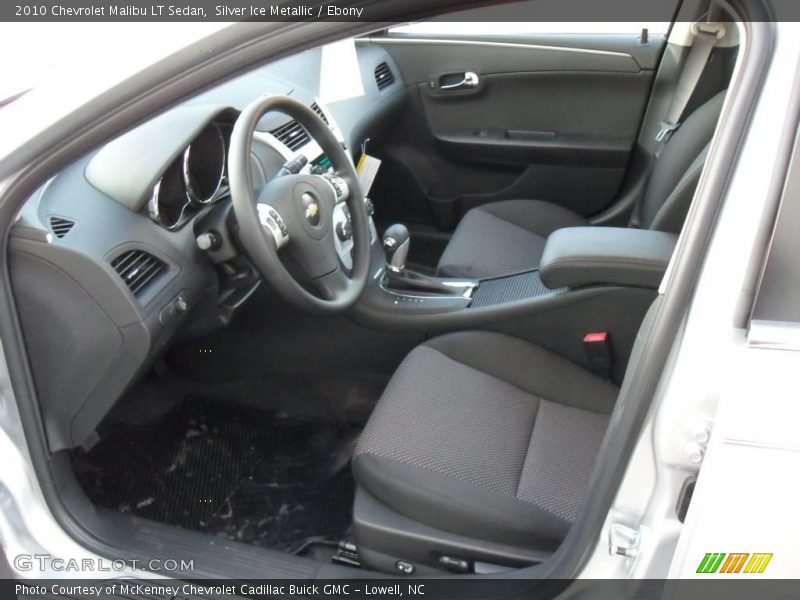 Silver Ice Metallic / Ebony 2010 Chevrolet Malibu LT Sedan