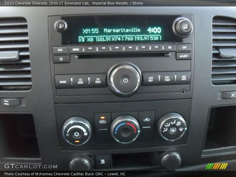 Imperial Blue Metallic / Ebony 2010 Chevrolet Silverado 1500 LT Extended Cab