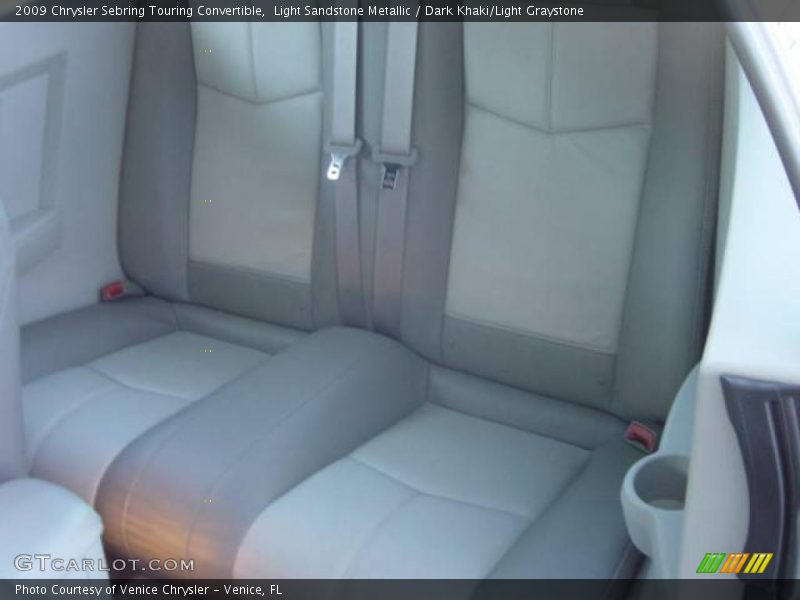 Light Sandstone Metallic / Dark Khaki/Light Graystone 2009 Chrysler Sebring Touring Convertible