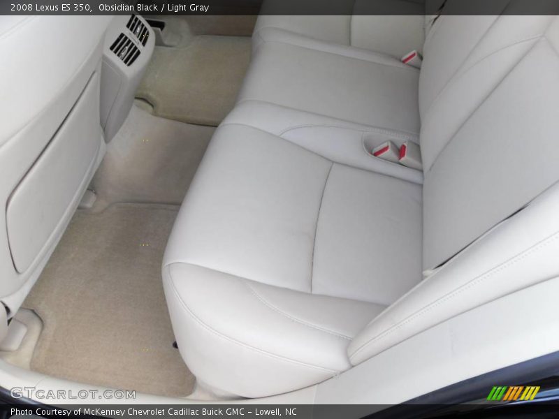 Obsidian Black / Light Gray 2008 Lexus ES 350