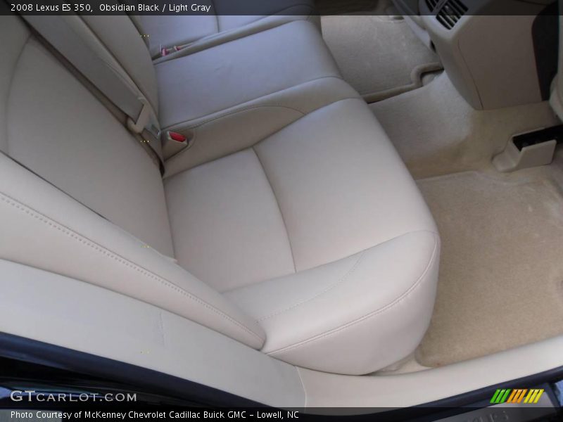 Obsidian Black / Light Gray 2008 Lexus ES 350