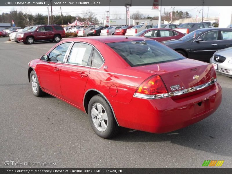 Precision Red / Neutral Beige 2008 Chevrolet Impala LT