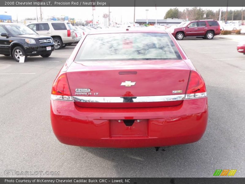 Precision Red / Neutral Beige 2008 Chevrolet Impala LT