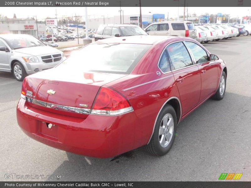 Precision Red / Neutral Beige 2008 Chevrolet Impala LT