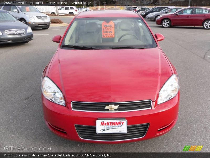 Precision Red / Neutral Beige 2008 Chevrolet Impala LT