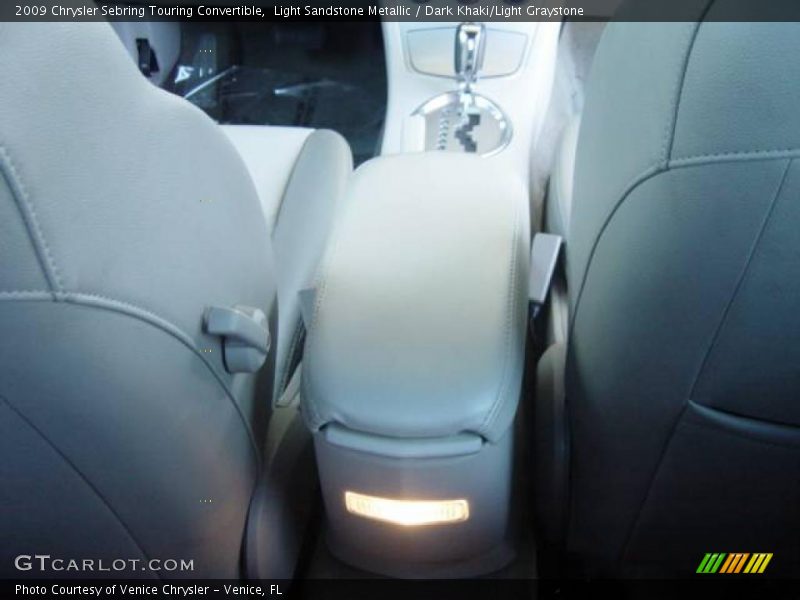 Light Sandstone Metallic / Dark Khaki/Light Graystone 2009 Chrysler Sebring Touring Convertible