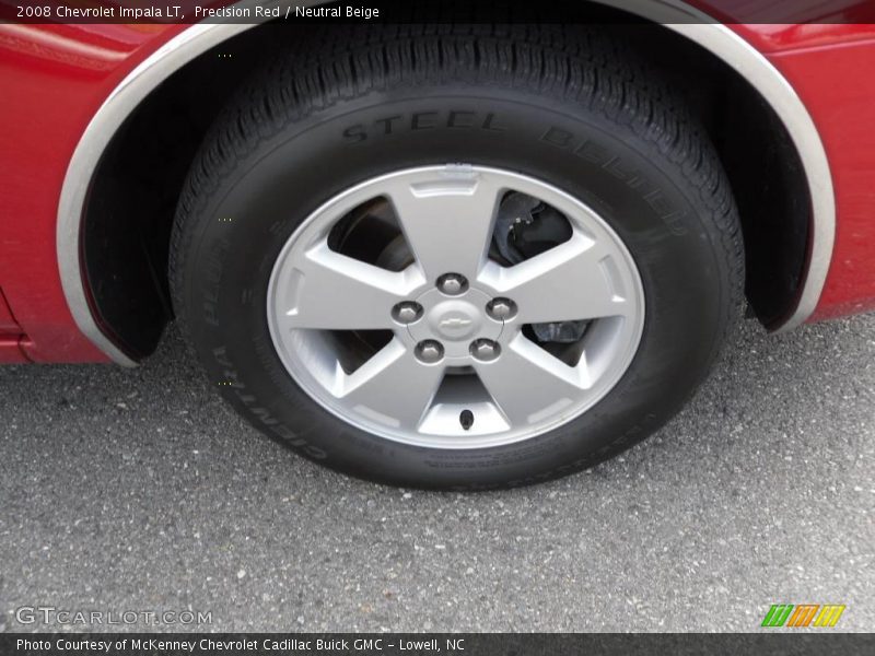 Precision Red / Neutral Beige 2008 Chevrolet Impala LT