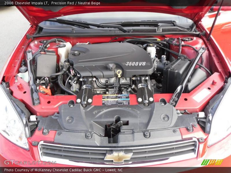 Precision Red / Neutral Beige 2008 Chevrolet Impala LT
