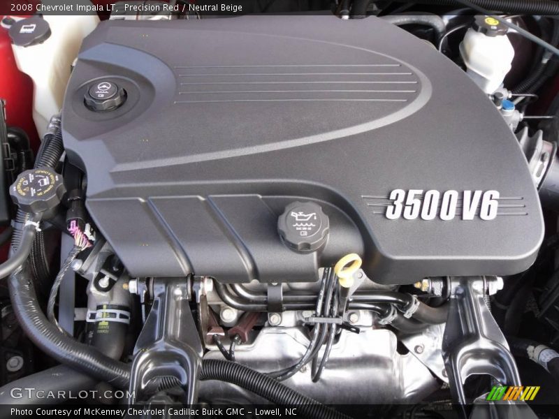 Precision Red / Neutral Beige 2008 Chevrolet Impala LT