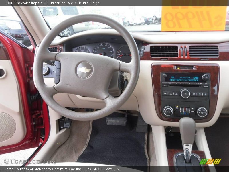 Precision Red / Neutral Beige 2008 Chevrolet Impala LT