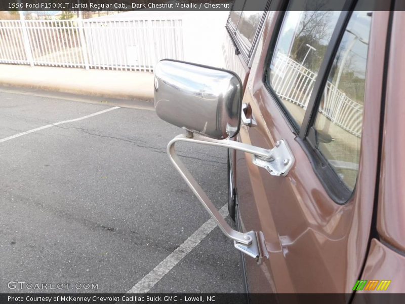 Dark Chestnut Metallic / Chestnut 1990 Ford F150 XLT Lariat Regular Cab