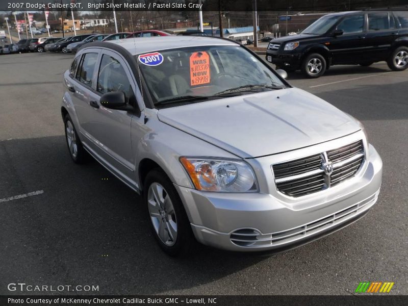 Bright Silver Metallic / Pastel Slate Gray 2007 Dodge Caliber SXT