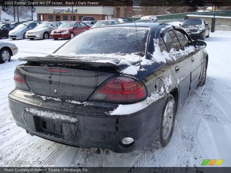 Black / Dark Pewter 2003 Pontiac Grand Am GT Sedan